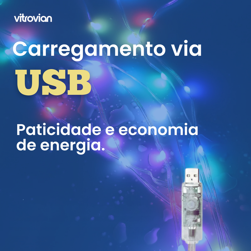 🎄 Luzes de Natal LED Coloridas com Controle via App - Transforme seu NATAL🌟