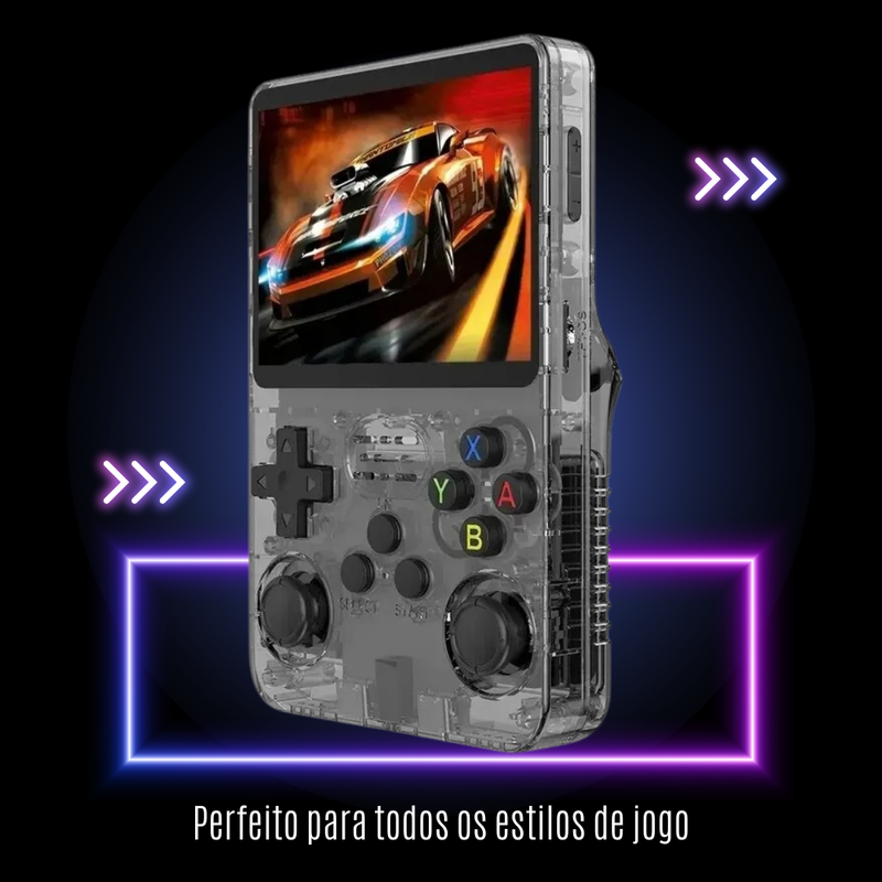 Console Portátil R36S - A Experiência Gamer Definitiva na Palma da Sua Mão! 🎮