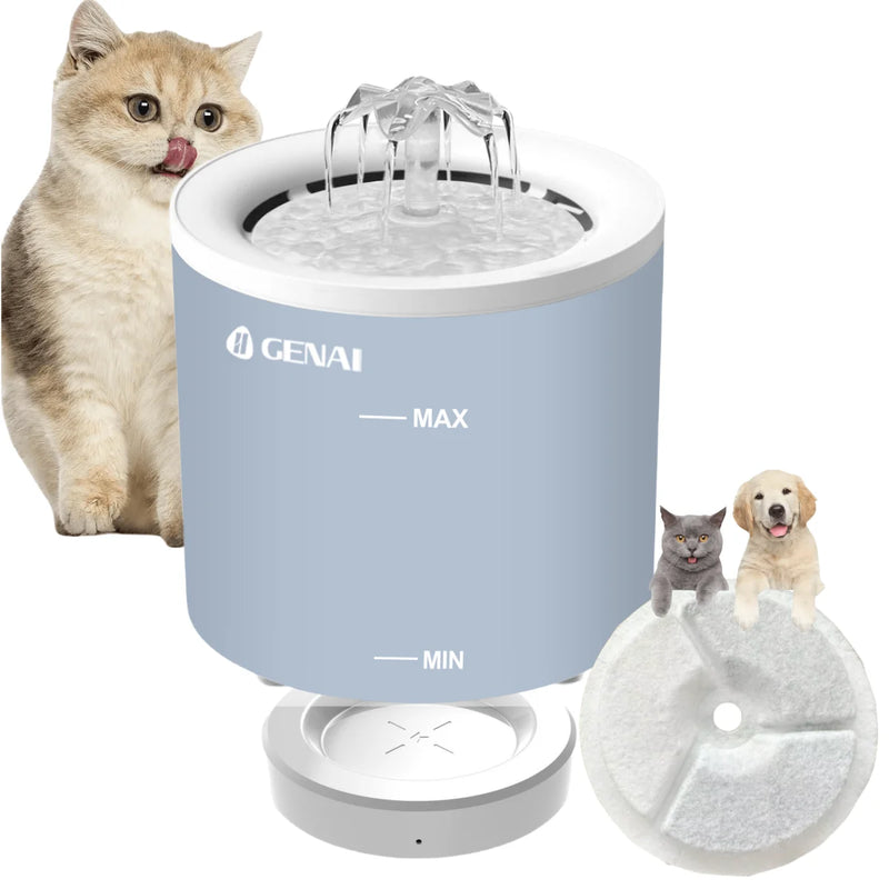 Fonte de Água para Pets - Com Dispenser e Funções Práticas