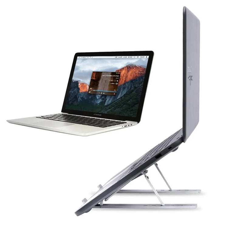 Suporte Ajustável e Ergonômico para Laptop – Portátil e Dobrável  Descrição: